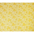 Yellow Floral French Silk Chiffon Fransawi Garbasaar