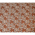 Cream Floral French Silk Chiffon Fransawi Garbasaar