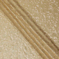 Gold Floral French Silk Chiffon Fransawi Garbasaar