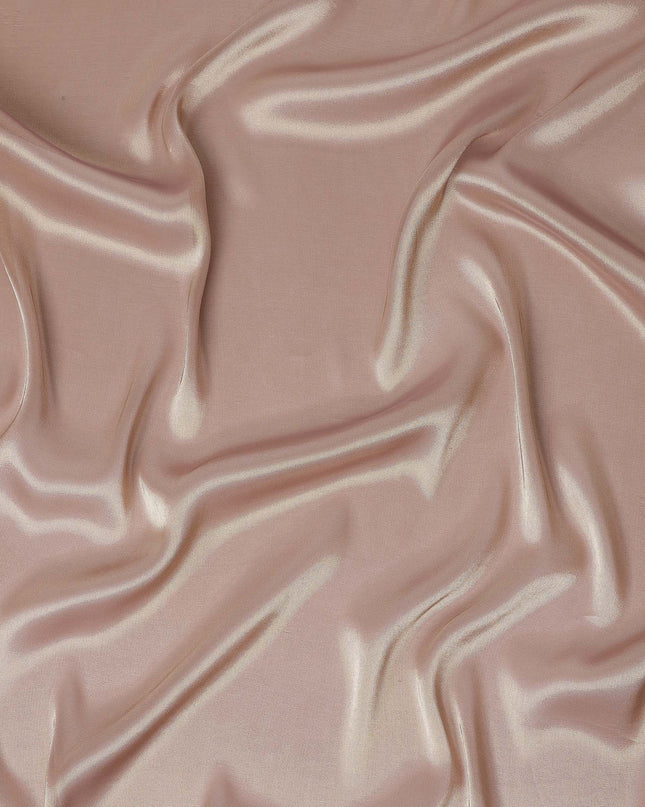 Pink Rose Gold Silk Lame Fabric France 110cm