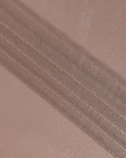 Pink Rose Gold Silk Lame Fabric France 110cm