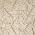 Beige Yellow Floral Printed Cotton Satin Fabric Soft Smooth Lightweight Elegant Dressmaking Fabric 110 Cms Width India Origin-D28672 Regal Fabrics