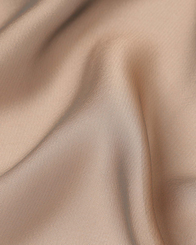 Light Beige Nude Plain Synthetic Polyester Chiffon Fabric 110 Cms Width Lightweight Soft Flowing Dress Material India-D28750 Regal Fabrics