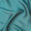 Teal Blue Plain Synthetic Polyester Chiffon Fabric 110 Cms Width Lightweight Soft Flowing Dress Material India-D28739 Regal Fabrics
