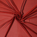 Rust Red Plain Synthetic Polyester Chiffon Fabric 110 Cms Width Lightweight Soft Flowing Dress Material India-D28745 Regal Fabrics