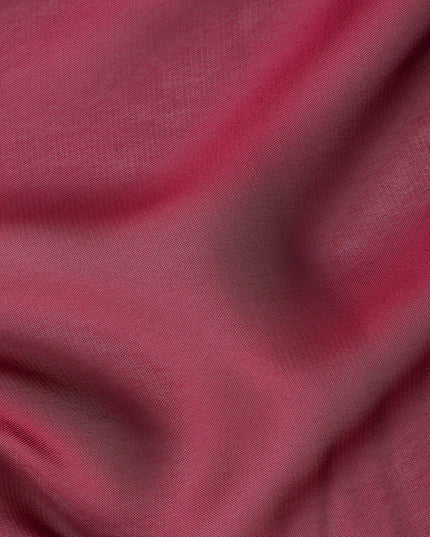Crimson Red Plain Synthetic Polyester Chiffon Fabric 110 Cms Width Lightweight Soft Flowing Dress Material India-D28746 Regal Fabrics
