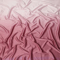 Blush Pink To Rose Ombre Plain Synthetic Satin Fabric 110 Cms Width Smooth Glossy Soft Draping Dress Material India-D28757 Regal Fabrics