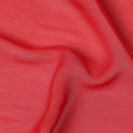 Bright Tomato Red Plain Synthetic Polyester Chiffon Fabric 110 Cms Width Lightweight Soft Flowing Dress Material India-D28766 Regal Fabrics