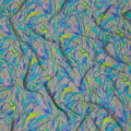 Grey Multicolor Abstract Brushstroke Printed Pure Silk Crepe Fabric Lightweight Soft Draping Dress Material 110 Cms Width India Origin-D28789 Regal Fabrics