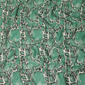 Emerald Green Abstract Stone Pattern Printed Cotton Voile Fabric Soft Lightweight Breathable Dressmaking Craft Fabric 150 Cms Width Indian Origin-D28626 Regal Fabrics