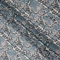 Dusty Blue Abstract Stone Pattern Printed Cotton Voile Fabric Soft Lightweight Breathable Dressmaking Craft Fabric 150 Cms Width Indian Origin-D28627 Regal Fabrics
