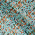 Teal Multicolor Abstract Printed Cotton Voile Fabric Soft Lightweight Breathable Dressmaking Craft Fabric 150 Cms Width Indian Origin-D28620 Regal Fabrics
