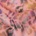Peach Multicolor Abstract Printed Cotton Voile Fabric Soft Lightweight Breathable Dressmaking Craft Fabric 150 Cms Width Indian Origin-D28621 Regal Fabrics