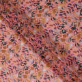 Peach Multicolor Abstract Printed Cotton Voile Fabric Soft Lightweight Breathable Dressmaking Craft Fabric 150 Cms Width Indian Origin-D28621 Regal Fabrics