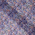 Lavender Multicolor Abstract Printed Cotton Voile Fabric Soft Lightweight Breathable Dressmaking Craft Fabric 150 Cms Width Indian Origin-D28622 Regal Fabrics