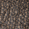 Dark Grey Floral Printed Traditional Sudanese Thobe Pure Cotton Voile Fabric 4.5 Meters Length 140 Cms Width Lightweight Breathable Soft Draping Material for Women Ethnic Wear-D28572 - Regal Fabrics