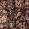 Maroon Floral Printed Traditional Sudanese Thobe Pure Cotton Voile Fabric 4.5 Meters Length 140 Cms Width Lightweight Breathable Soft Draping Material for Women Ethnic Wear-D28573 - Regal Fabrics