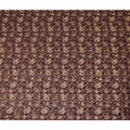 Maroon Floral Printed Traditional Sudanese Thobe Pure Cotton Voile Fabric 4.5 Meters Length 140 Cms Width Lightweight Breathable Soft Draping Material for Women Ethnic Wear-D28573 - Regal Fabrics