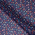 Blue Multicolor Polka Dot Traditional Sudanese Thobe Pure Cotton Voile Fabric 4.5 Meters Length 140 Cms Width Lightweight Breathable Soft Draping Material for Women Ethnic Wear Sewing Craft-D28566 - Regal Fabrics