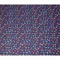 Blue Multicolor Polka Dot Traditional Sudanese Thobe Pure Cotton Voile Fabric 4.5 Meters Length 140 Cms Width Lightweight Breathable Soft Draping Material for Women Ethnic Wear Sewing Craft-D28566 - Regal Fabrics