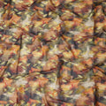 Orange Earthy Abstract Ikat Cotton Voile 150cm