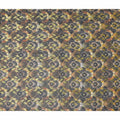 Dark Grey Ornate Floral Cotton Voile 150cm