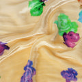 Pastel Multicolor Ombre Floral Fabric
