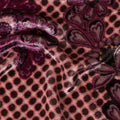 Rose Blush Pink Paisley Floral Fabric