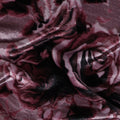 Dusty Mauve Tonal Rose Synthetic Blended Velvet Fabric