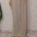 Sage Green to Rose Gold Ombre Ombre Chantilly Saree - D31688
