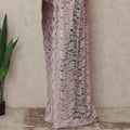 Slate Blue to Yellow Ombre Ombre Chantilly Saree - D31639