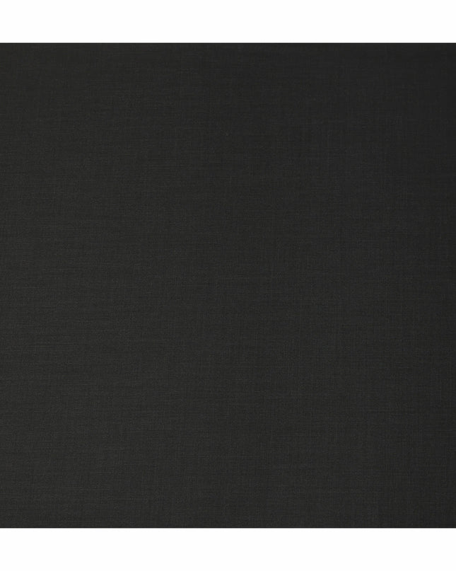 Charcoal Grey Premium Blended Poly Wool Suiting Fabric 150 Cm Width Durable Breathable Soft Finish Wrinkle Resistant Material For Suits Blazers Trousers Formal Tailoring Fabric Made In India-D28829 Regal Fabrics