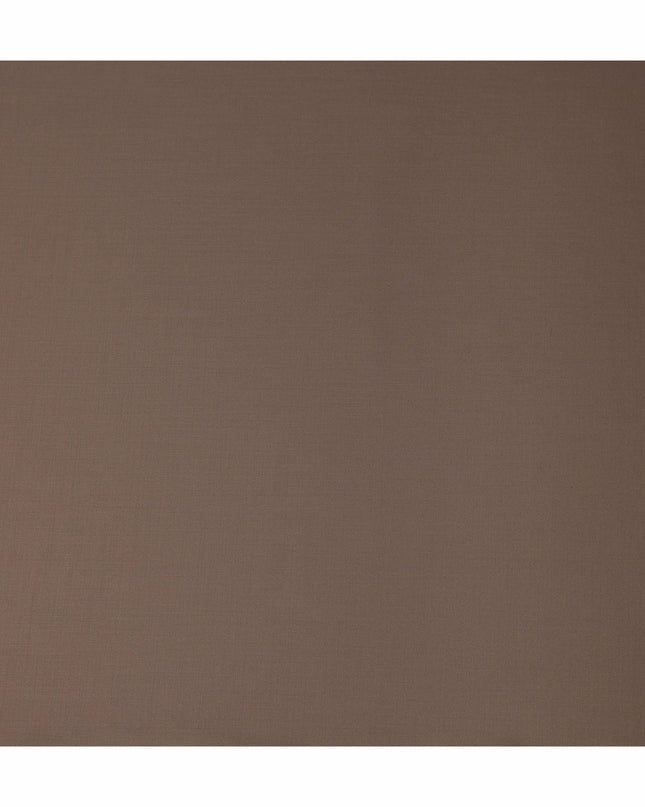 Taupe Brown Premium Blended Poly Wool Suiting Fabric 150 Cm Width Durable Breathable Soft Finish Wrinkle Resistant Material For Suits Blazers Trousers Formal Tailoring Fabric Made In India-D28838 Regal Fabrics