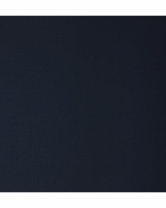 Navy Blue Premium Blended Poly Wool Suiting Fabric 150 Cm Width Durable Breathable Soft Finish Wrinkle Resistant Material For Suits Blazers Trousers Formal Tailoring Fabric Made In India-D28846 Regal Fabrics