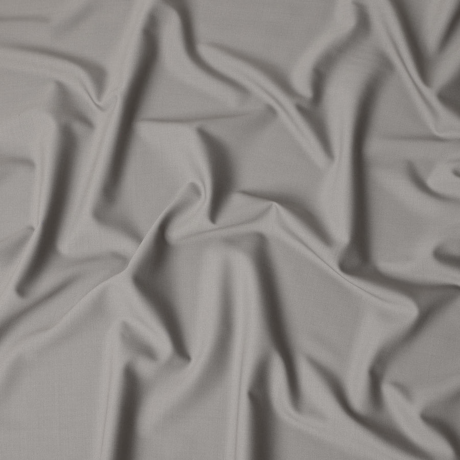 Light Grey Premium Blended Poly Wool Suiting Fabric 150 Cm Width Durable Breathable Soft Finish Wrinkle Resistant Material For Suits Blazers Trousers Formal Tailoring Fabric Made In India-D28832 Regal Fabrics