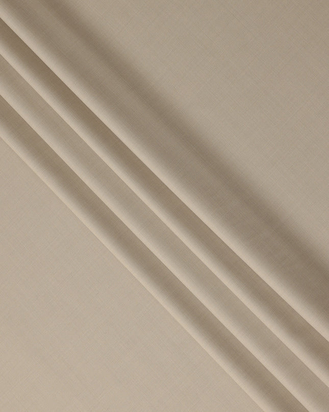 Ivory Beige Premium Blended Poly Wool Suiting Fabric 150 Cm Width Durable Breathable Soft Finish Wrinkle Resistant Material For Suits Blazers Trousers Formal Tailoring Fabric Made In India-D28849 Regal Fabrics