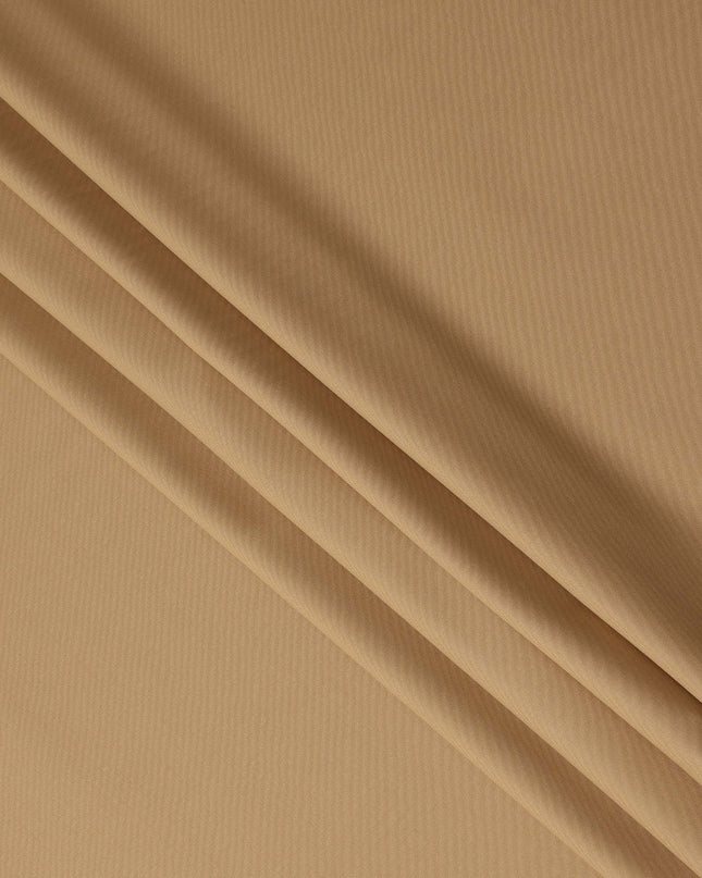 Camel Beige Premium Blended Poly Wool Suiting Fabric 150 Cm Width Durable Breathable Soft Finish Wrinkle Resistant Material For Suits Blazers Trousers Formal Tailoring Fabric Made In India-D28842 Regal Fabrics