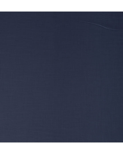 Midnight Navy Blue Premium Blended Poly Wool Suiting Fabric 150 Cm Width Durable Breathable Soft Finish Wrinkle Resistant Material For Suits Blazers Trousers Formal Tailoring Fabric Made In India-D28850 Regal Fabrics