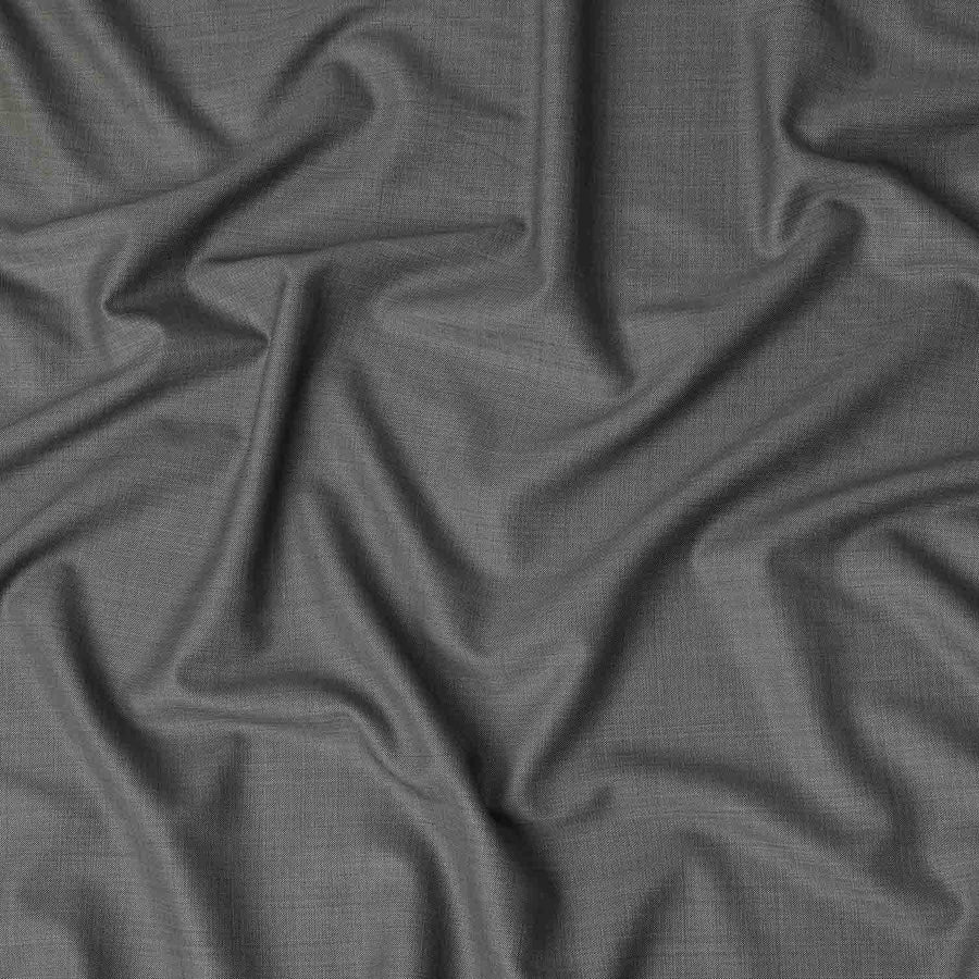 Slate Grey Premium Blended Poly Wool Suiting Fabric 150 Cm Width Durable Breathable Soft Finish Wrinkle Resistant Material For Suits Blazers Trousers Formal Tailoring Fabric Made In India-D28840 Regal Fabrics