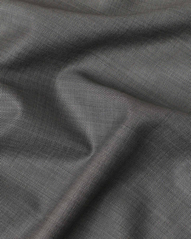 Slate Grey Premium Blended Poly Wool Suiting Fabric 150 Cm Width Durable Breathable Soft Finish Wrinkle Resistant Material For Suits Blazers Trousers Formal Tailoring Fabric Made In India-D28840 Regal Fabrics