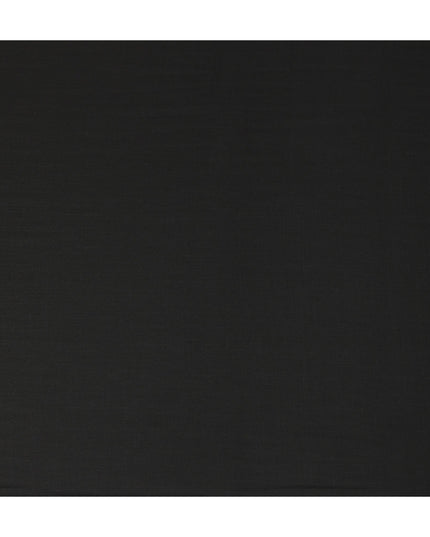 Charcoal Black Premium Blended Poly Wool Suiting Fabric 150 Cm Width Smooth Finish Durable Breathable Wrinkle Resistant Fabric For Suits Blazers Trousers Formal Wear Made In India-D28861 Regal Fabrics