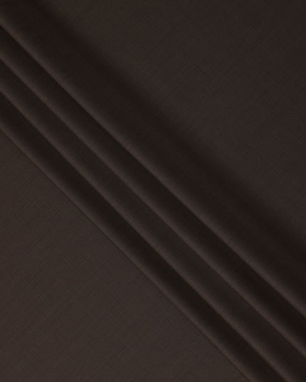 Brown Premium Blended Poly Wool Suiting Fabric 150 Cm Width Durable Breathable Soft Texture Wrinkle Resistant Material For Suits Blazers Trousers Formal Wear Tailoring Fabric Made In India-D28828 Regal Fabrics
