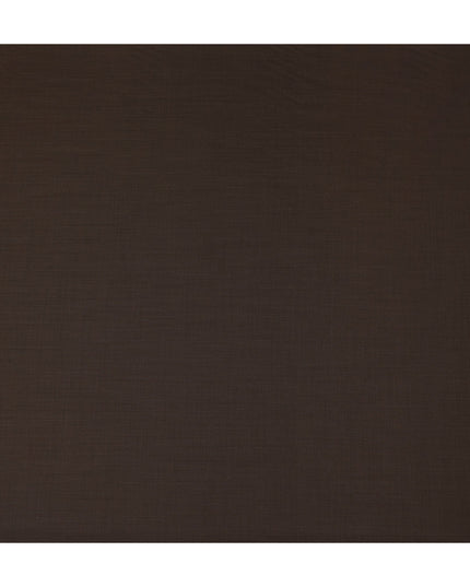 Brown Premium Blended Poly Wool Suiting Fabric 150 Cm Width Durable Breathable Soft Texture Wrinkle Resistant Material For Suits Blazers Trousers Formal Wear Tailoring Fabric Made In India-D28828 Regal Fabrics