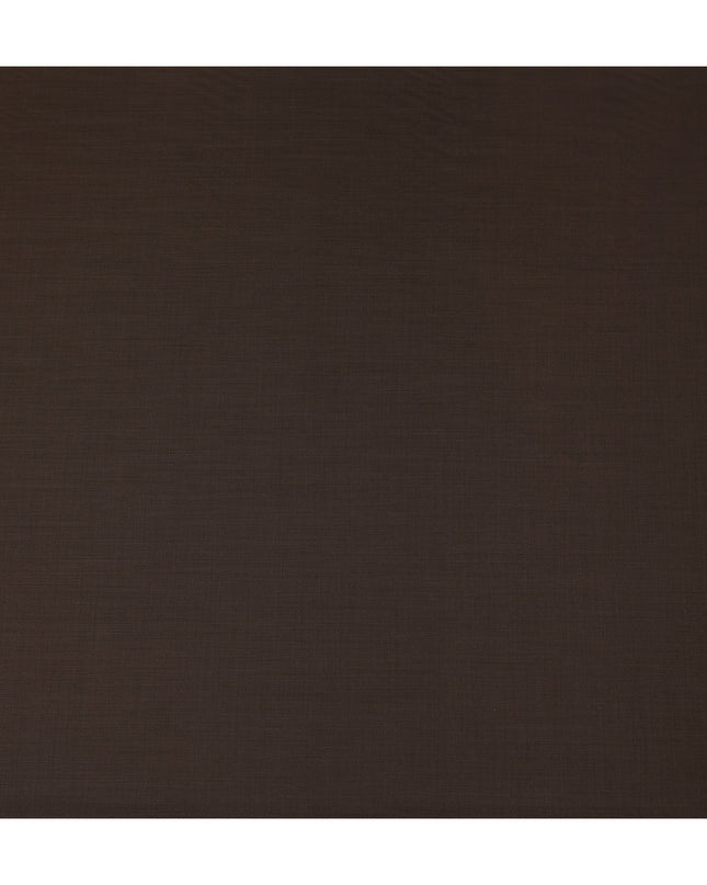 Brown Premium Blended Poly Wool Suiting Fabric 150 Cm Width Durable Breathable Soft Texture Wrinkle Resistant Material For Suits Blazers Trousers Formal Wear Tailoring Fabric Made In India-D28828 Regal Fabrics