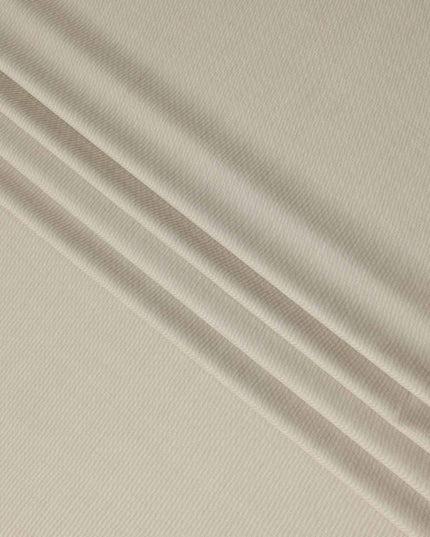 Light Sand Beige Premium Blended Poly Wool Suiting Fabric 150 Cm Width Durable Breathable Soft Finish Wrinkle Resistant Material For Suits Blazers Trousers Formal Tailoring Fabric Made In India-D28844 Regal Fabrics