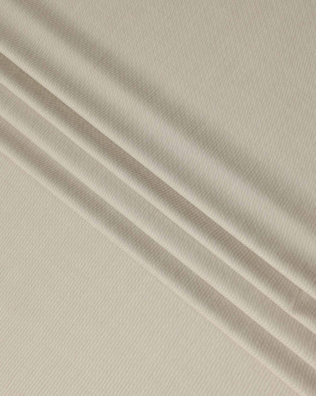 Light Sand Beige Premium Blended Poly Wool Suiting Fabric 150 Cm Width Durable Breathable Soft Finish Wrinkle Resistant Material For Suits Blazers Trousers Formal Tailoring Fabric Made In India-D28844 Regal Fabrics