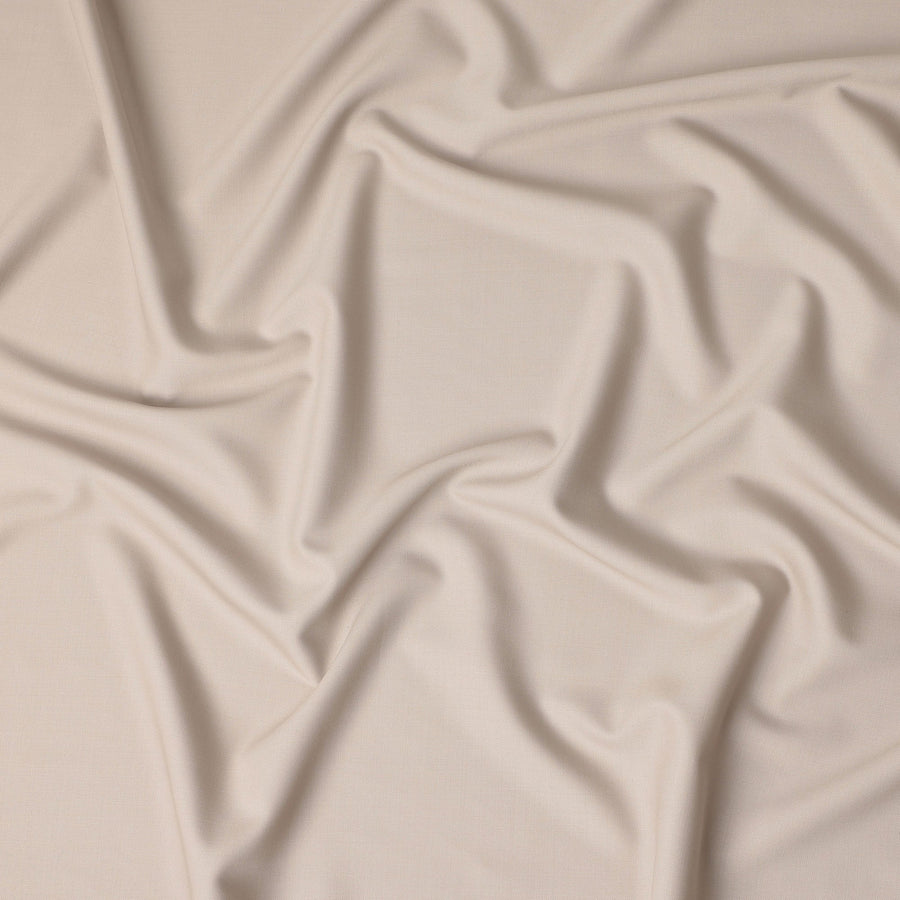 Cream Beige Premium Blended Poly Wool Suiting Fabric 150 Cm Width Durable Breathable Soft Finish Wrinkle Resistant Material For Suits Blazers Trousers Formal Tailoring Fabric Made In India-D28841 Regal Fabrics