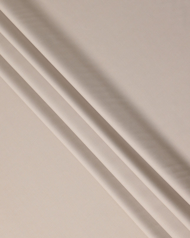 Cream Beige Premium Blended Poly Wool Suiting Fabric 150 Cm Width Durable Breathable Soft Finish Wrinkle Resistant Material For Suits Blazers Trousers Formal Tailoring Fabric Made In India-D28841 Regal Fabrics