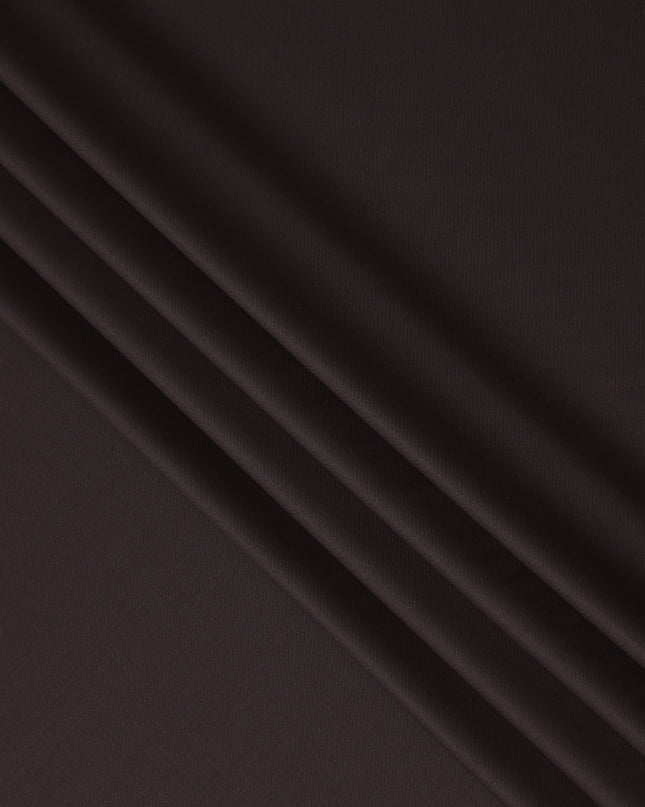 Dark Brown Premium Blended Poly Wool Suiting Fabric 150 Cm Width Durable Breathable Soft Finish Wrinkle Resistant Material For Suits Blazers Trousers Formal Tailoring Fabric Made In India-D28830 Regal Fabrics