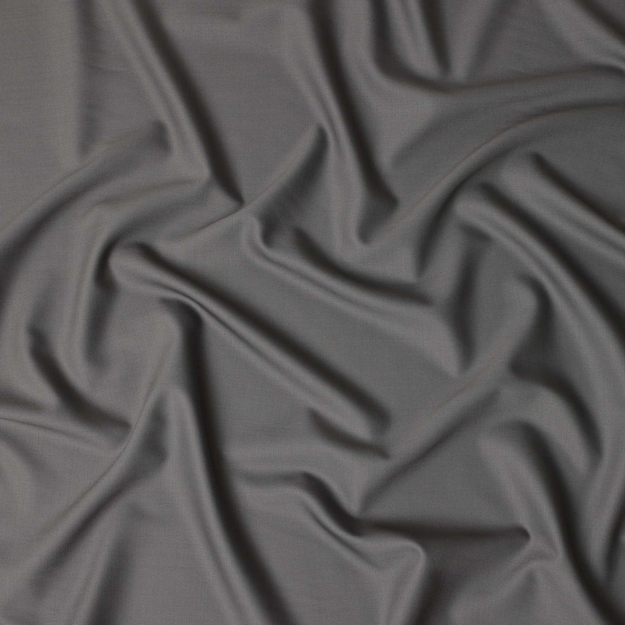 Medium Grey Premium Blended Poly Wool Suiting Fabric 150 Cm Width Durable Breathable Soft Finish Wrinkle Resistant Material For Suits Blazers Trousers Formal Tailoring Fabric Made In India-D28835 Regal Fabrics